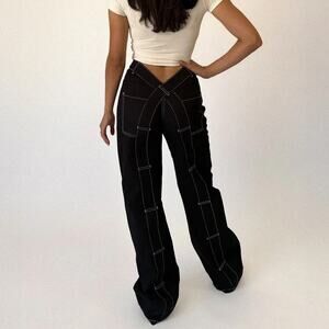 Eitan Broude Plumber Pants Black NWT